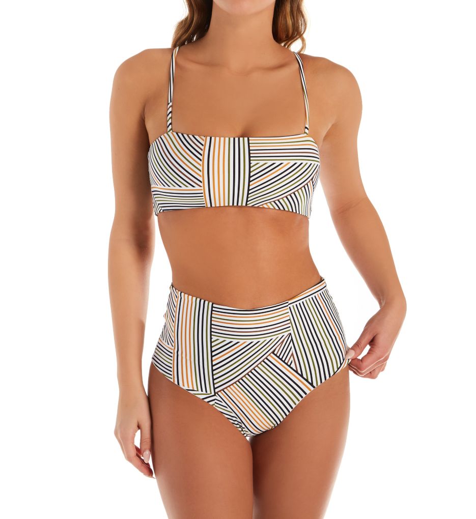 Get In Line Rebel Bandeau Swim Top-cs1