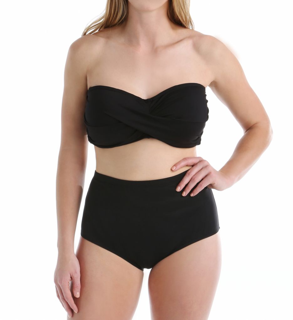 Island Full Figure Solid Hi-Rise Swim Bottom-cs3