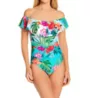 La Blanca Tropicalia Off Shoulder Mio One Piece Swimsuit LB1BM11 - Image 1