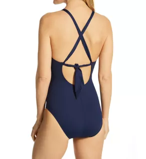 Island Goddess High Neck Mio One Piece Swimsuit