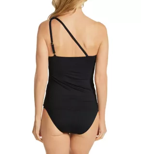 Island Goddess One Shoulder Tankini Swim Top