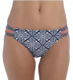 Mandala Dream Side Shirred Hipster Swim Bottom