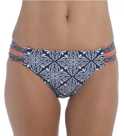 La Blanca Mandala Dream Side Shirred Hipster Swim Bottom LB1JB96