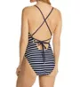 La Blanca Capri Stripe X Back Mio One Piece Swimsuit LB1VB24 - Image 2