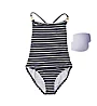 La Blanca Capri Stripe X Back Mio One Piece Swimsuit LB1VB24 - Image 3