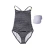 La Blanca Capri Stripe X Back Mio One Piece Swimsuit LB1VB24 - Image 3