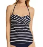 La Blanca Capri Stripe Twist Bandini Swim Top LB1VB85 - Image 1