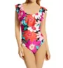 La Blanca In Full Bloom Off The Shoulder Ruffle Swimsuit LB2CJ11 - Image 1