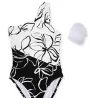 La Blanca Moonlit Silhouette One Shoulder Keyhole Swimsuit LB2CK14 - Image 4