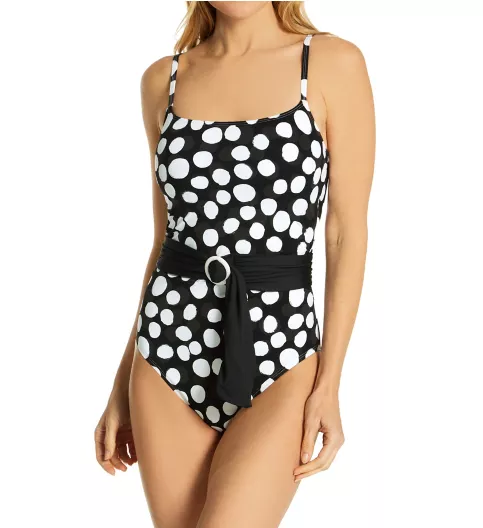 La Blanca Mod For Dot Belted Mio One Piece Swimsuit LB2CM24