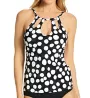 La Blanca Mod For Dot Keyhole High Neck Tankini Swim Top LB2CM85 - Image 1