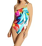 Eclectic Shore One Shoulder Mio One Piece Swimsuit