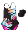 La Blanca Prism Palm Over Shoulder Mio One Piece Swimsuit LB2CX24 - Image 4