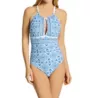 La Blanca Mediterranean Breeze High Neck One-Pc Mio Swimsuit LB2CZ27 - Image 1