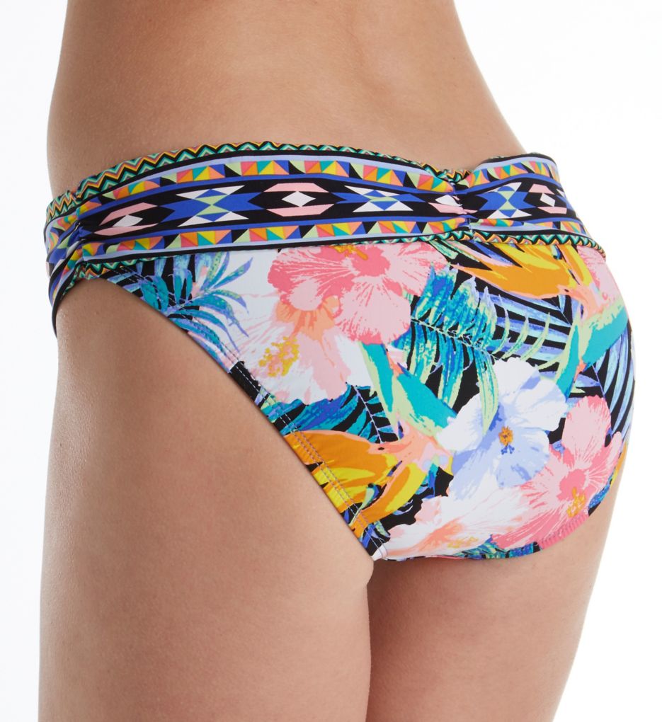 Tropicali Shirred Band Hipster Brief Swim Bottom