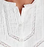 La Cera 100% Cotton Woven Long Sleeve Nightgown 1060G - Image 3