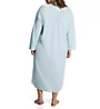 La Cera Plus 100% Cotton Woven Long Sleeve Nightgown 1060GX - Image 2