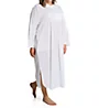 La Cera Plus 100% Cotton Woven Long Sleeve Nightgown 1060GX - Image 1