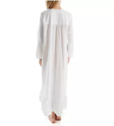 100% Cotton Woven Long Sleeve Long Gown