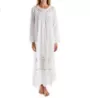 La Cera 100% Cotton Woven Long Sleeve Long Gown 1181A - Image 1