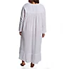 La Cera Plus 100% Cotton Woven Long Sleeve Long Gown 1181AX - Image 2