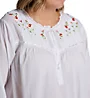 La Cera Plus 100% Cotton Woven Long Sleeve Long Gown 1181AX - Image 3