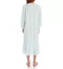 La Cera 100% Cotton Woven Crochet Long Sleeve Robe 1250R - Image 2