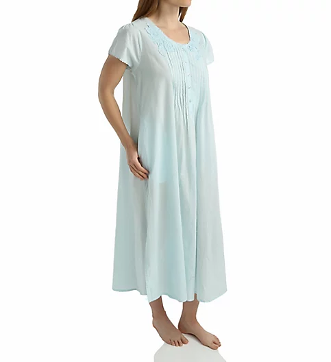 La Cera 100% Cotton Woven Lace Applique Ballet Gown 1275G