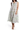 La Cera 100% Cotton Woven Sleeveless Nightgown 1277G