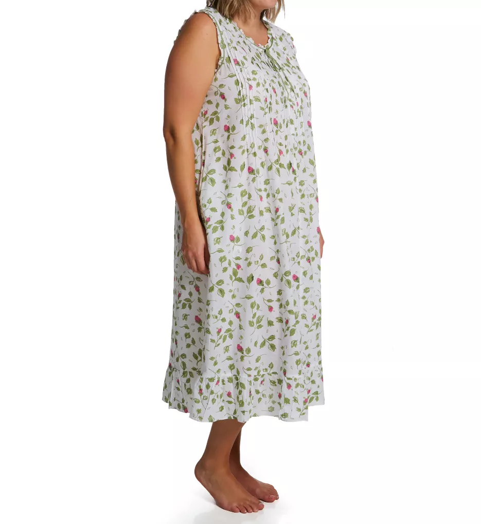La Cera Plus 100% Cotton Woven Sleeveless Nightgown 1277GX - Image 1