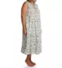 La Cera Plus 100% Cotton Woven Sleeveless Nightgown 1277GX - Image 1