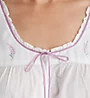 La Cera 100% Cotton Woven Sleeveless Nightgown 1283G - Image 4