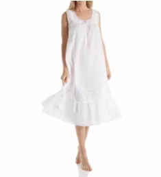 100% Cotton Woven Sleeveless Nightgown