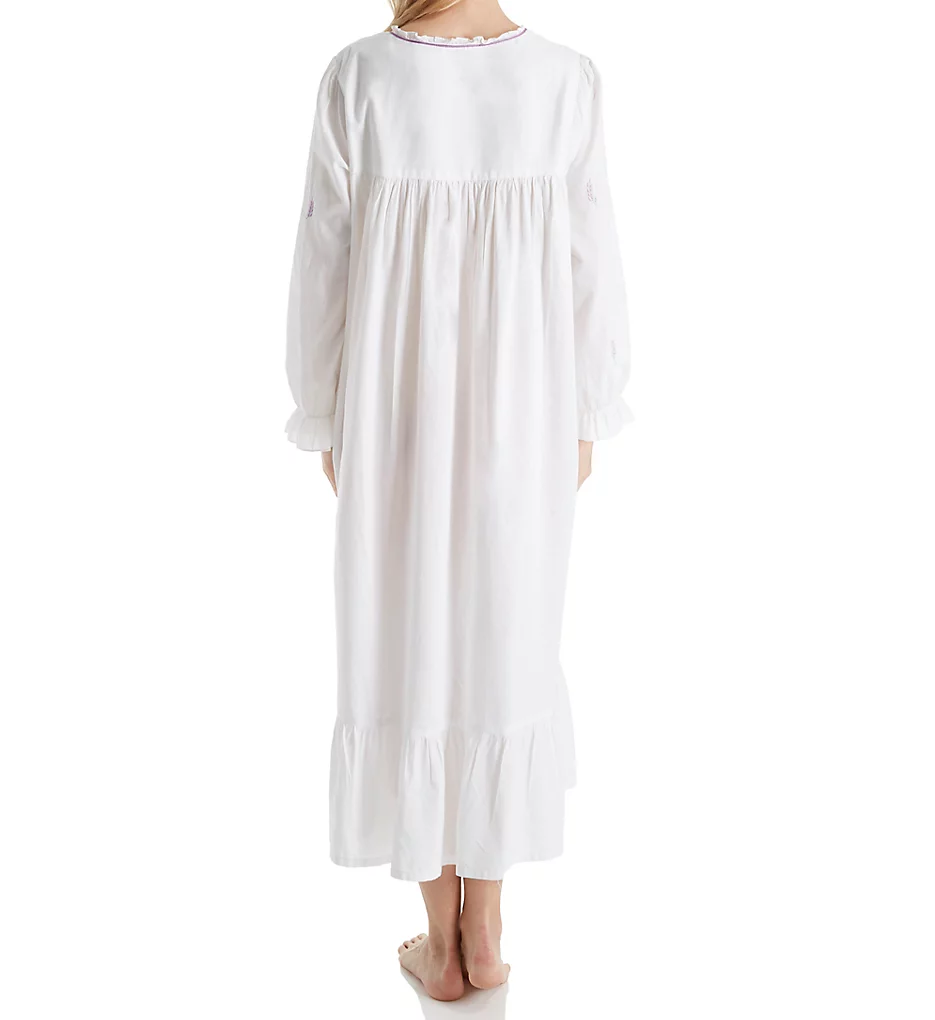 100% Cotton Woven Embroidery Long Sleeve Gown