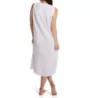 La Cera 100% Cotton Woven Sleeveless Long Nightgown 1286G - Image 2