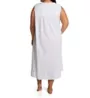 La Cera Plus 100% Cotton Woven Sleeveless Long Nightgown 1286GX - Image 2