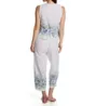 La Cera 100% Cotton Woven Sleeveless Printed Pajama Set 1487-2 - Image 2