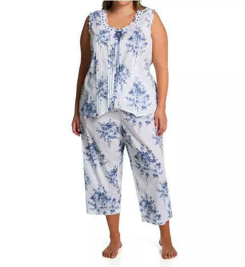 La Cera Plus 100% Cotton Woven S/L Printed Pajama Set 1487-2X