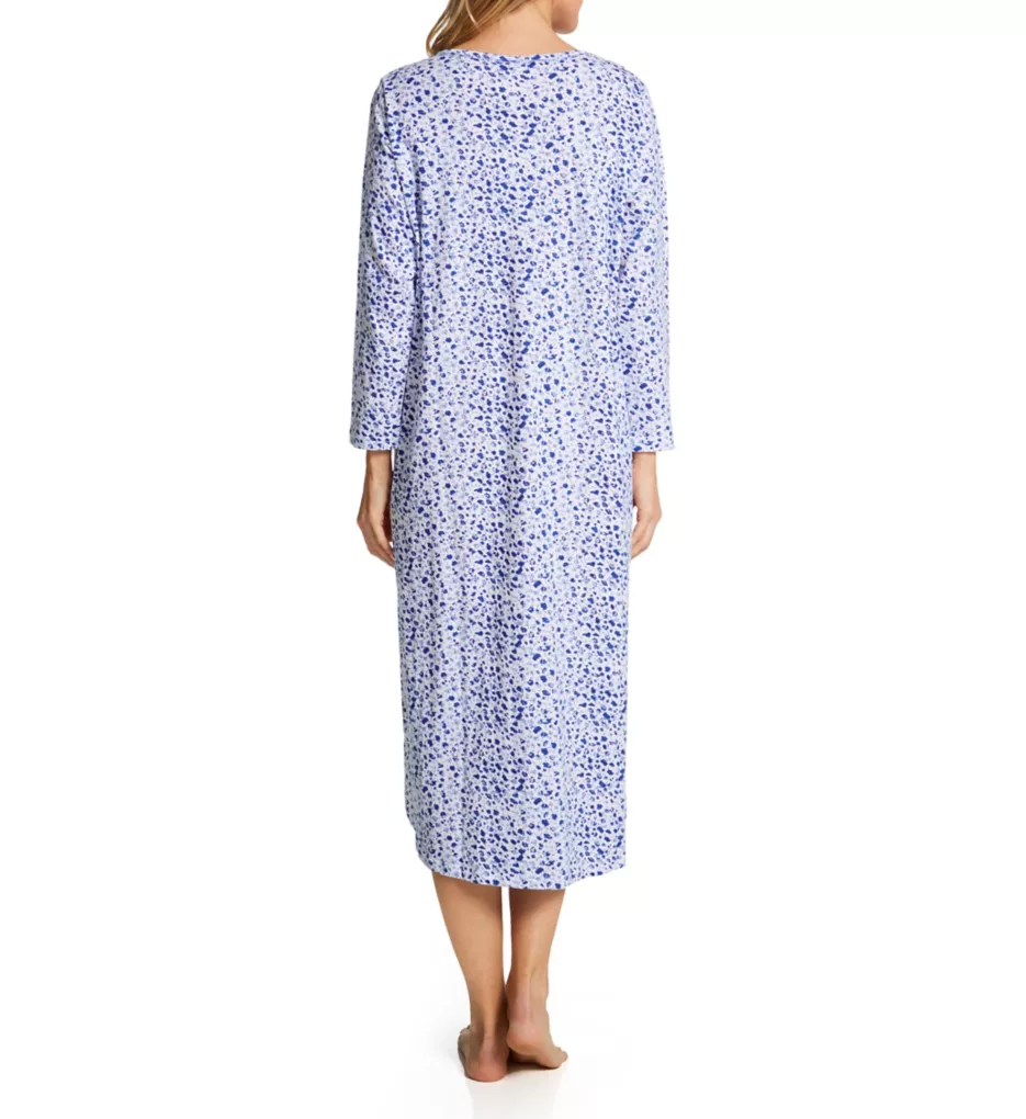 La Cera Cotton Knit Long Sleeve Nightgown 1530 - Image 2