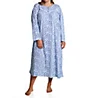 La Cera Plus Cotton Knit Long Sleeve Nightgown 1530X - Image 1