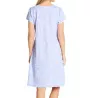 La Cera Cotton Knit Short Sleeve Sleepshirt 1536C - Image 2