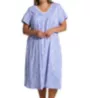 La Cera Plus Cotton Knit Short Sleeve Sleepshirt 1536CX - Image 1