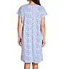 La Cera Cotton Knit Short Sleeve Sleepshirt 1555C - Image 2