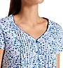 La Cera Cotton Knit Short Sleeve Sleepshirt 1555C - Image 4