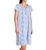 La Cera Cotton Knit Short Sleeve Sleepshirt 1555C - Image 1