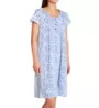 La Cera Cotton Knit Short Sleeve Sleepshirt 1555C - Image 1