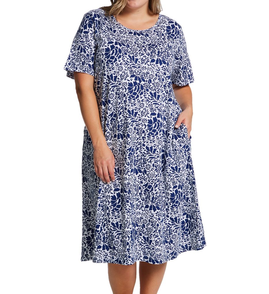 Cotton lounge outlet dress plus size