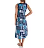 La Cera Button Front Sleeveless Lounge Dress with Pockets 2746B - Image 2