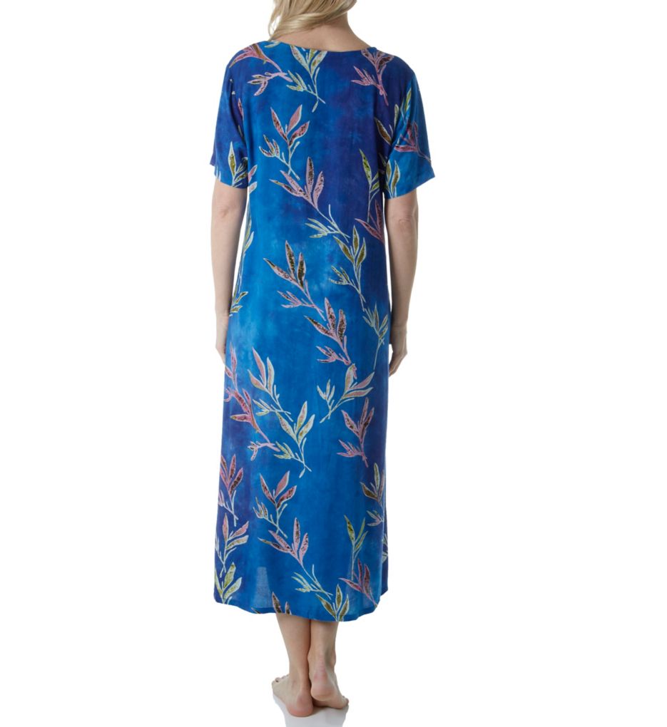 La Cera Floral Printed Lounge Dress 2767 - Image 2