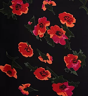 Plus Sleeveless Rayon Floral Lounge Dress